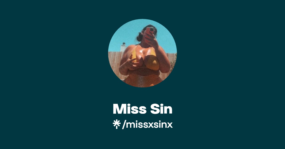 Miss Sin - Find Miss Sin Onlyfans - Linktree