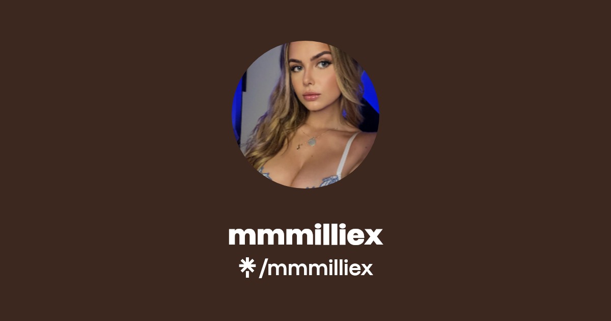 mmmilliex - Find mmmilliex Onlyfans - Linktree