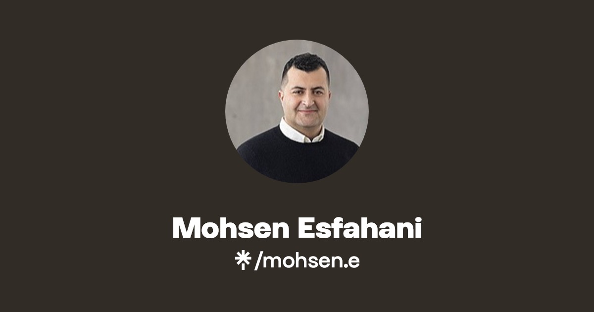 Mohsen Esfahani Instagram Linktree