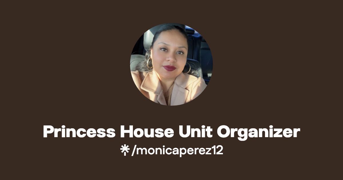 Princess House Unit Organizer Instagram, Facebook, TikTok Linktree