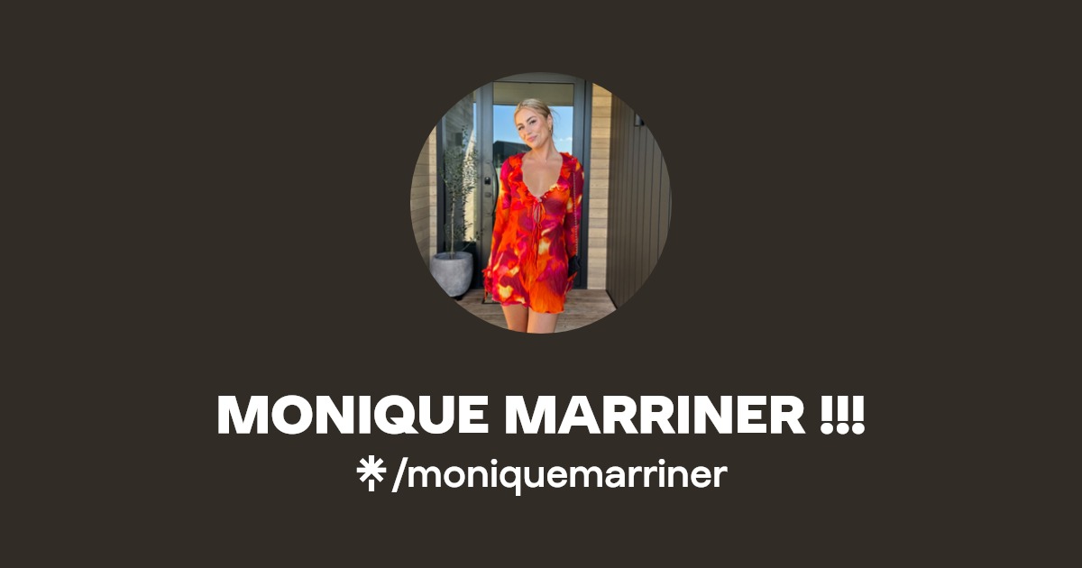 MONIQUE MARRINER !!! - Find MONIQUE MARRINER !!! Onlyfans - Linktree