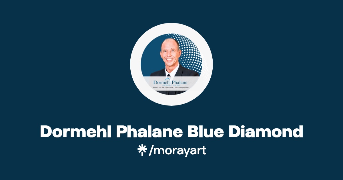 Dormehl Phalane Blue Diamond Facebook, TikTok Linktree