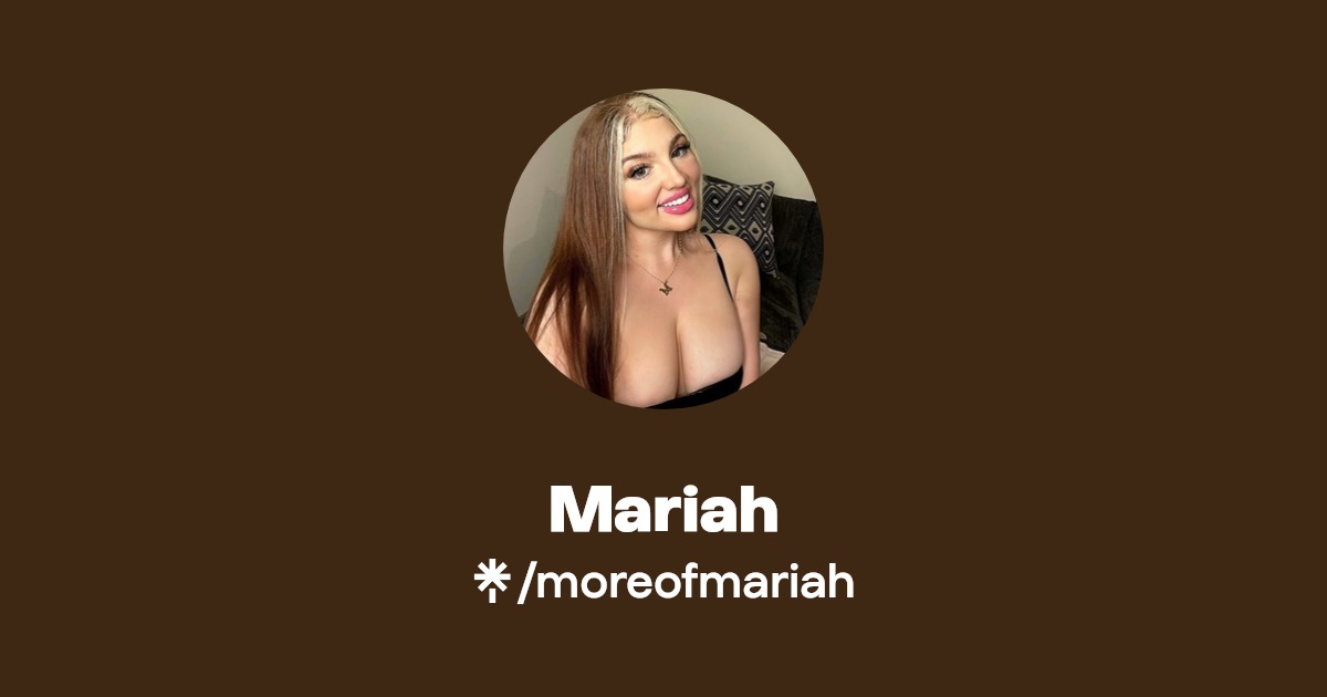 Mariah - Find Mariah Onlyfans - Linktree