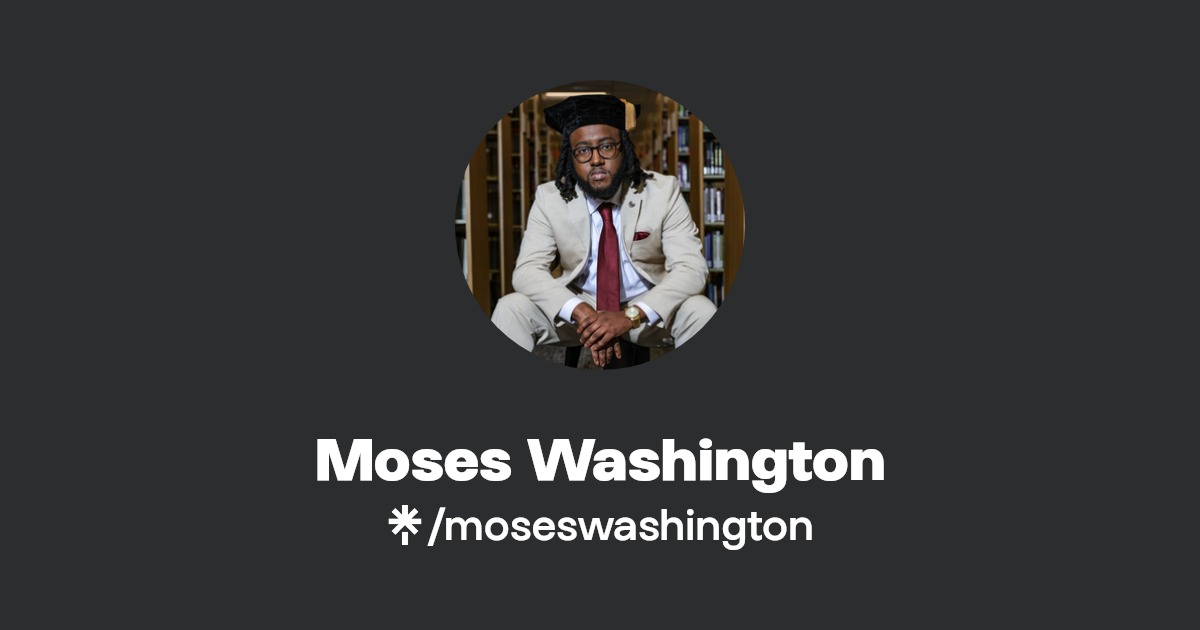 Moses Washington TikTok Linktree