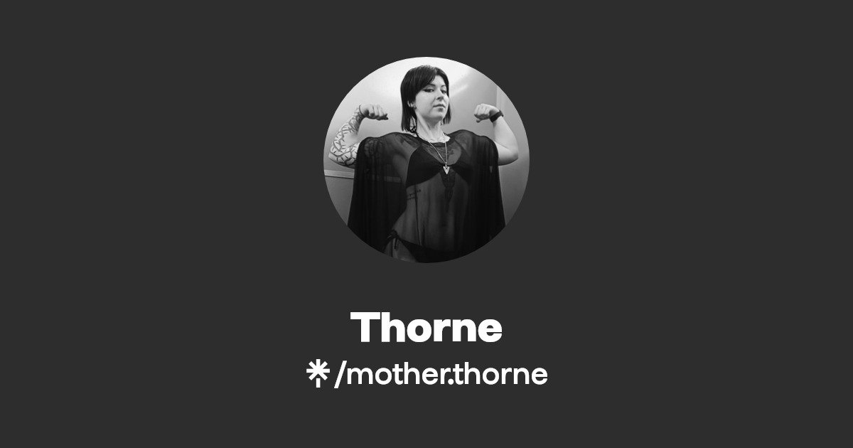 Thorne Instagram, TikTok Linktree