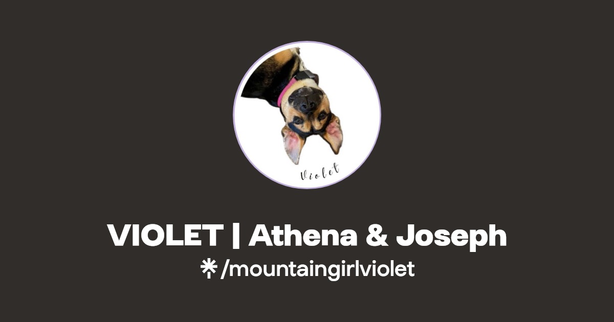 VIOLET Athena & Joseph Instagram Linktree