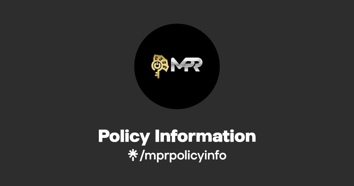 Policy Information Linktree