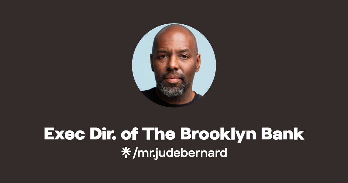 Exec Dir. of The Brooklyn Bank Linktree