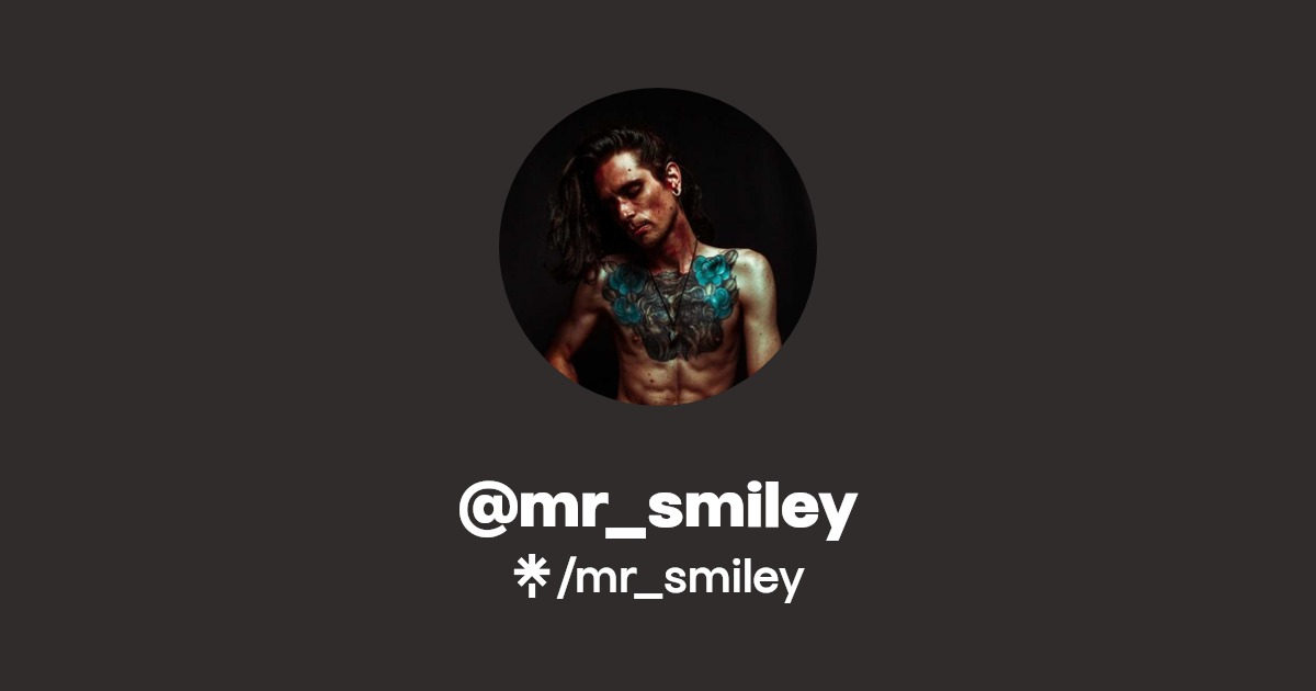 mr_smiley - Find @mr_smiley Onlyfans - Linktree
