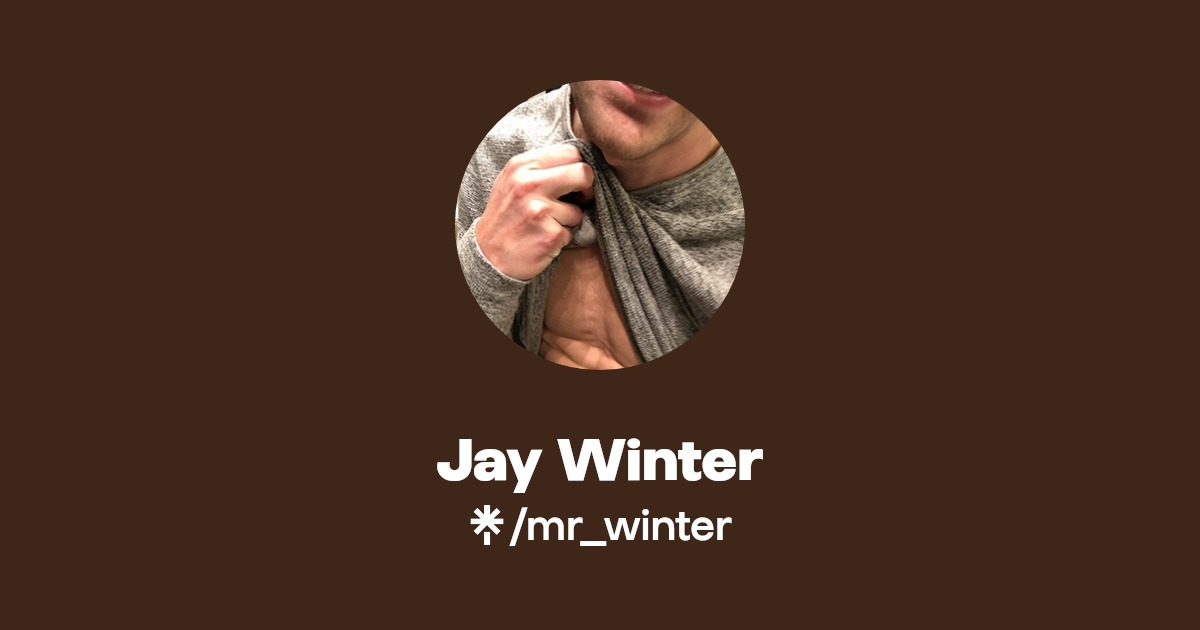 Jay Winter - Find Jay Winter Onlyfans - Linktree