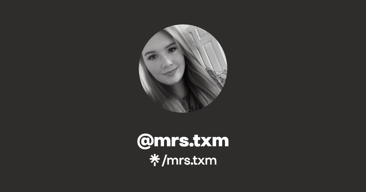 mrs.txm - Find @mrs.txm Onlyfans - Linktree