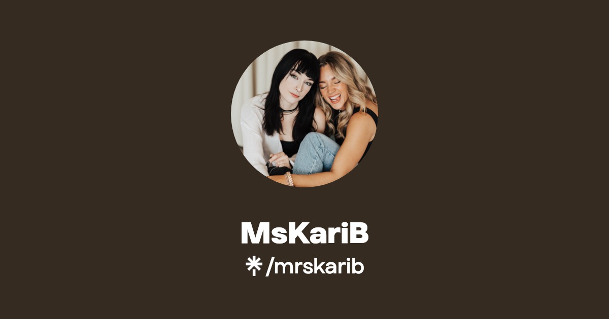 mrskarib | Instagram, TikTok | Linktree