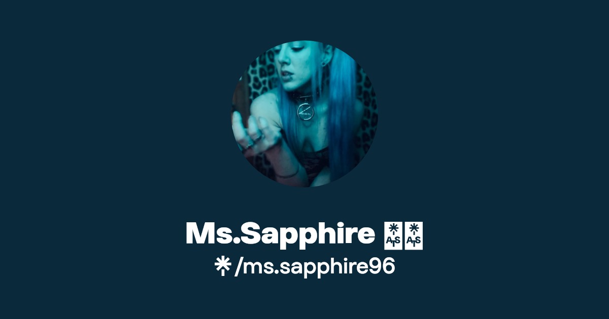Ms.Sapphire 💋🖤 - Find Ms.Sapphire 💋🖤 Onlyfans - Linktree