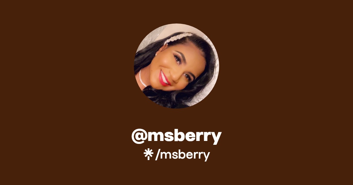 @msberry | Linktree