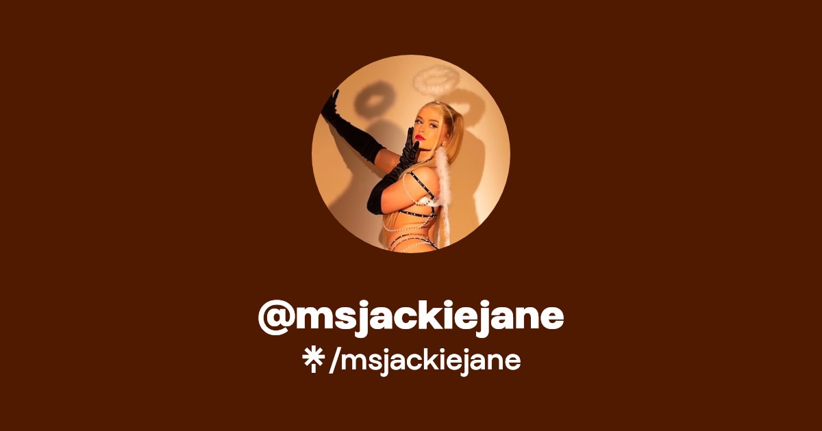 msjackiejane | Instagram | Linktree