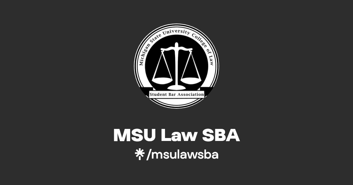 MSU Law SBA Instagram, Facebook Linktree