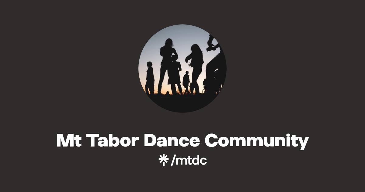 Mt Tabor Dance Community Instagram Linktree