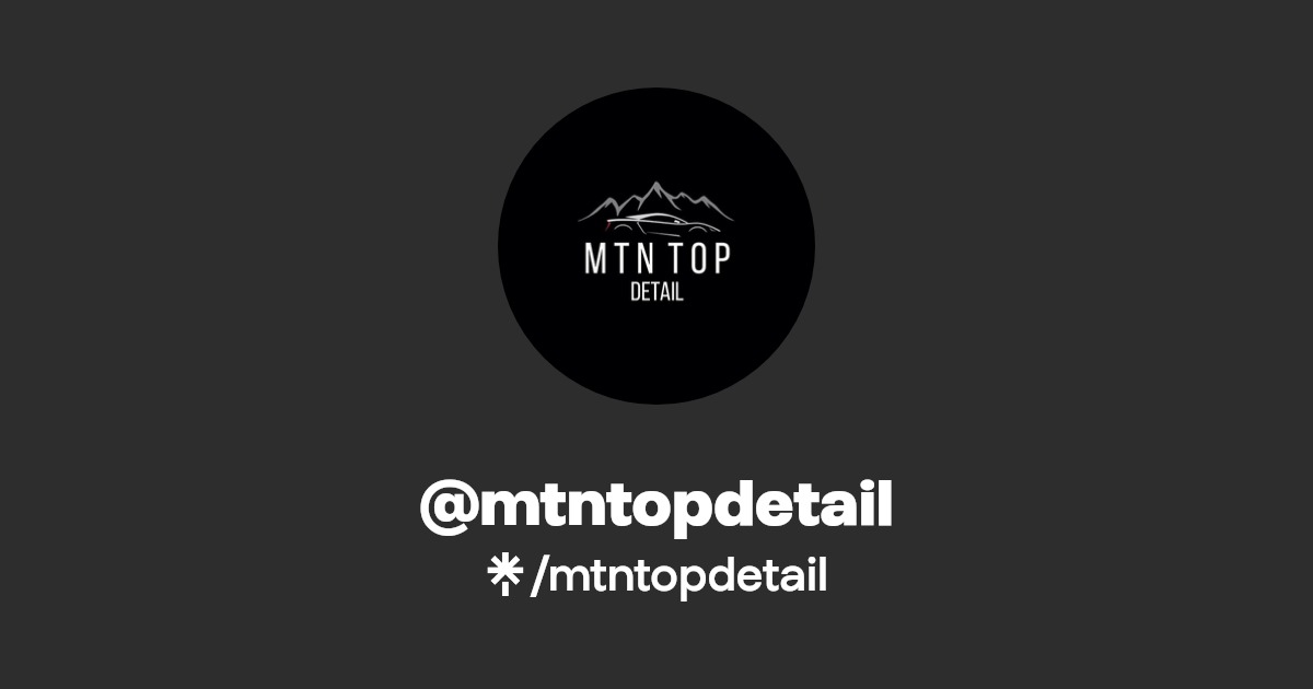 mtntopdetail Instagram, Facebook Linktree