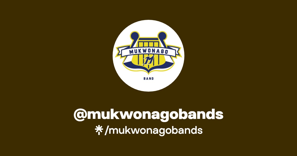 mukwonagobands Instagram, Facebook Linktree