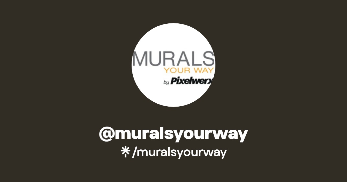 muralsyourway Instagram, Facebook Linktree