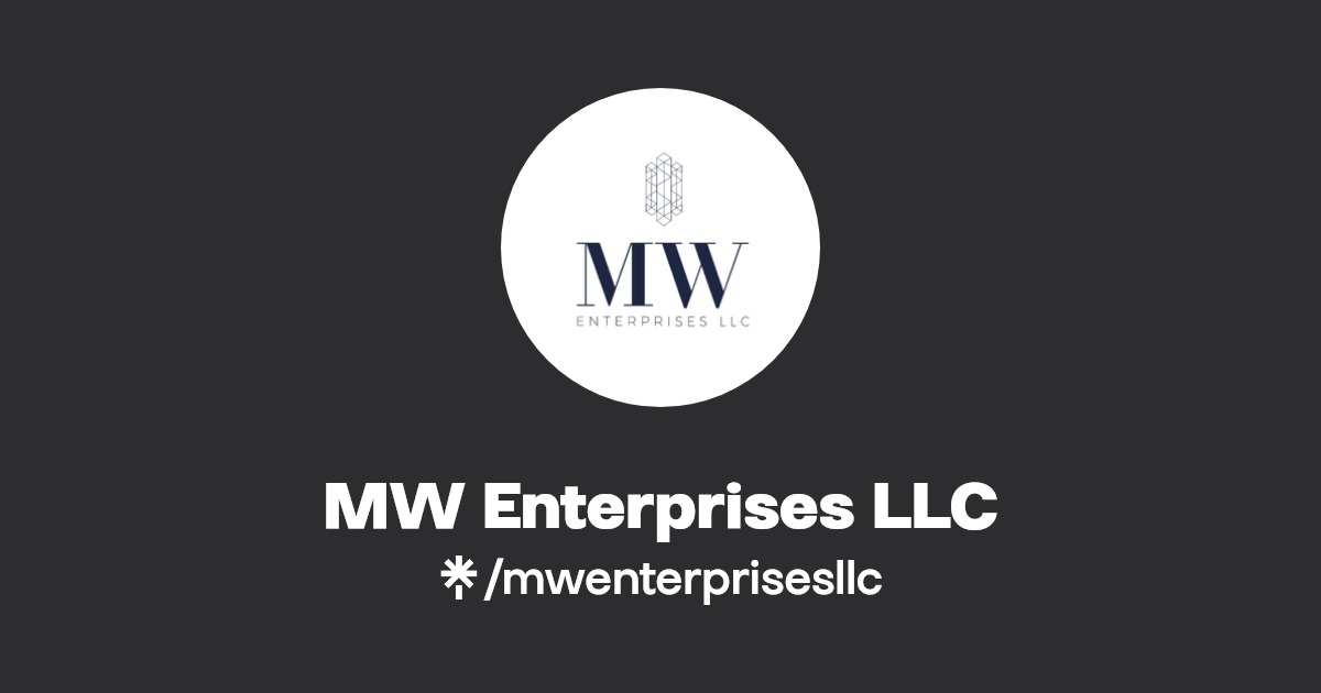 MW Enterprises LLC Instagram, Facebook Linktree