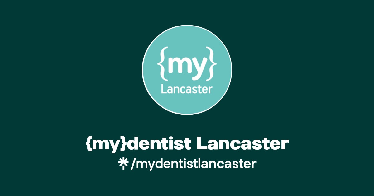 {my}dentist Lancaster Instagram, Facebook Linktree
