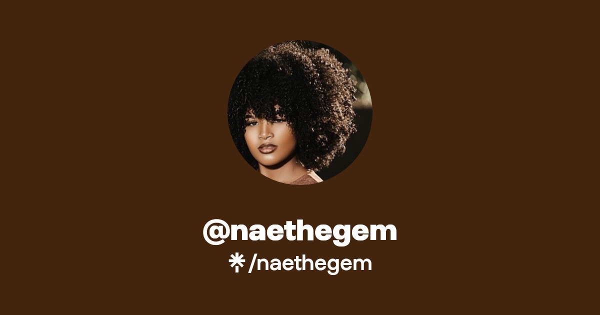 @naethegem | Linktree