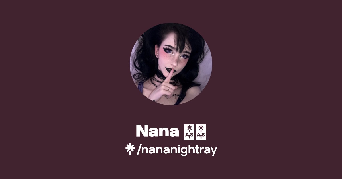 Nana 🌙💜 | Twitter, Instagram, Twitch | Linktree