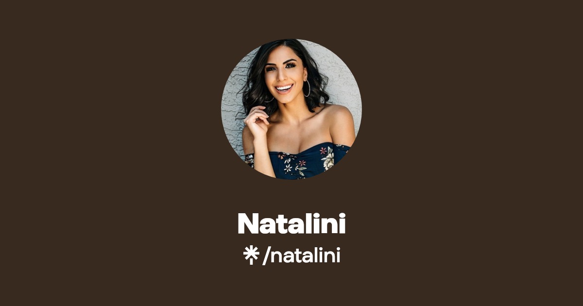 Natalini | Twitter, Instagram, Facebook, TikTok | Linktree