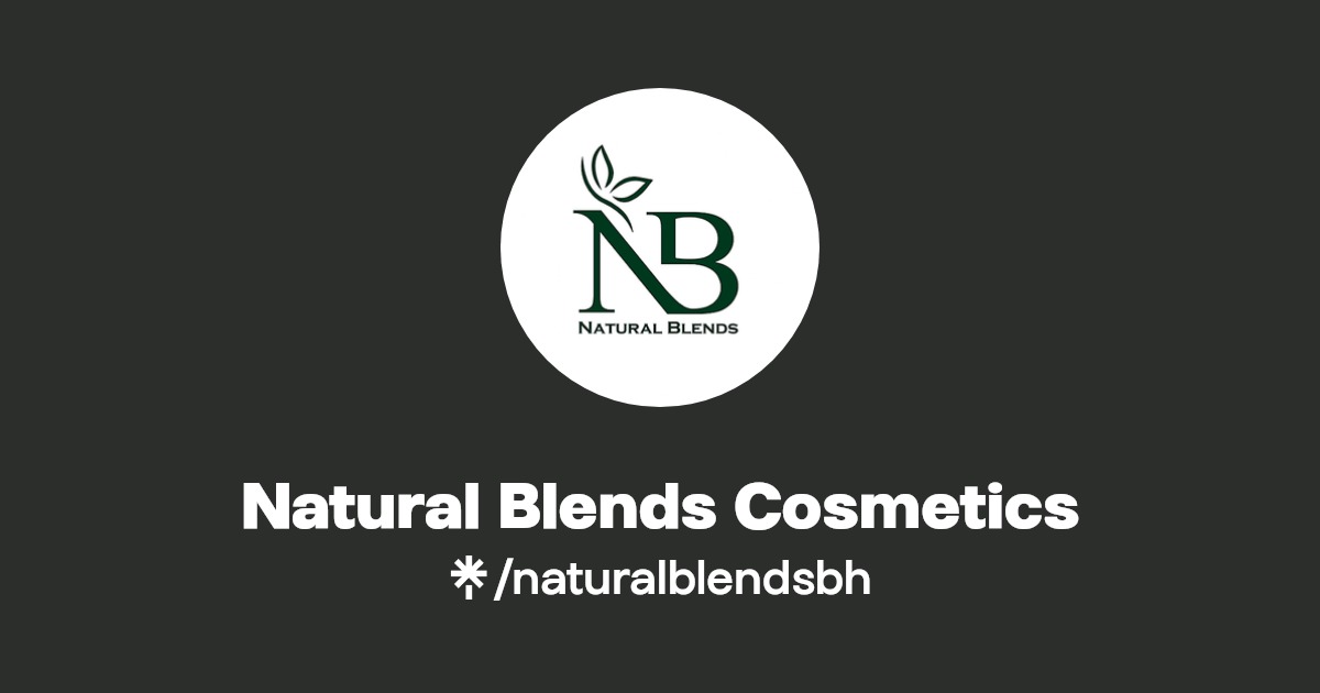 Natural Blends Cosmetics Instagram, Facebook Linktree