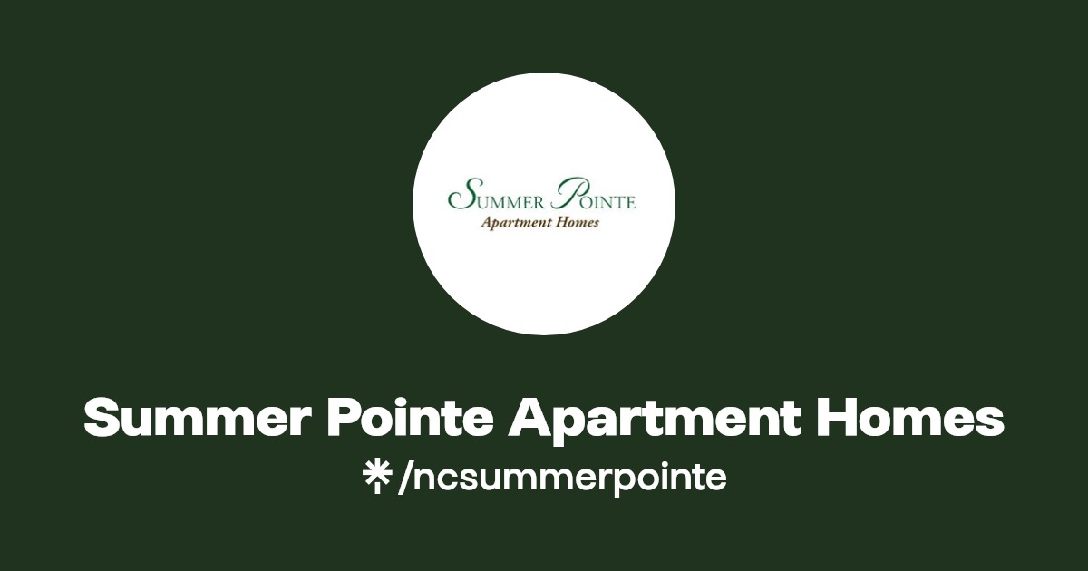 Summer Pointe Apartment Homes Twitter, Instagram Linktree