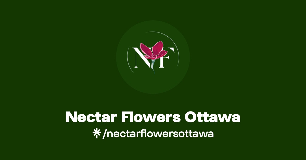 Nectar Flowers Ottawa Instagram Linktree