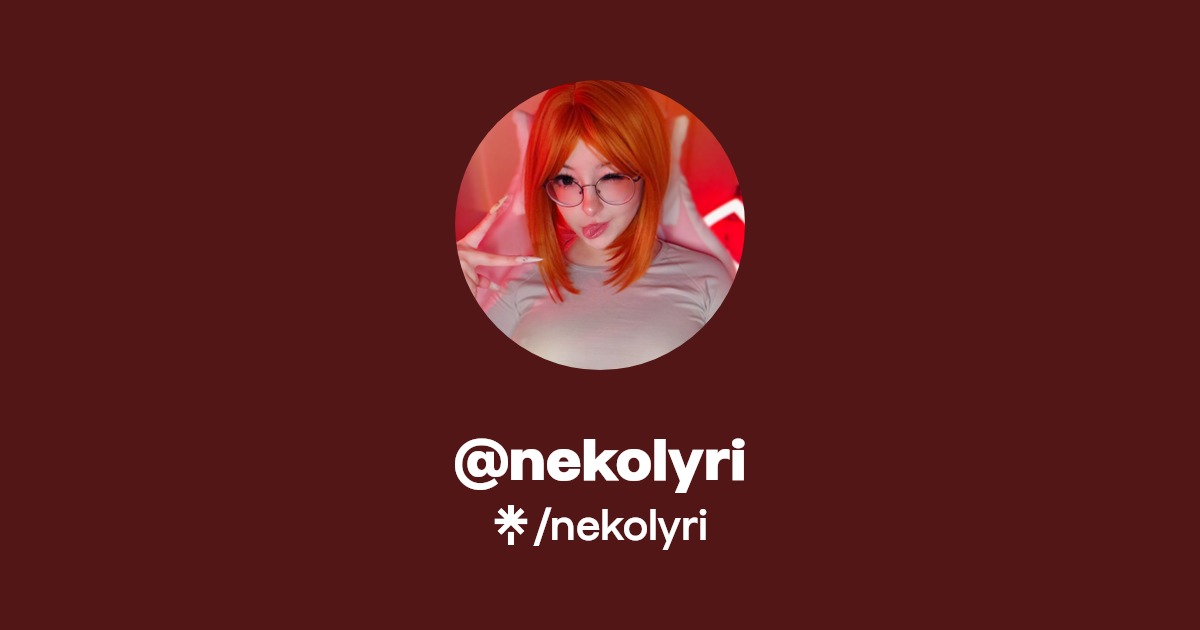 nekolyri | Instagram | Linktree