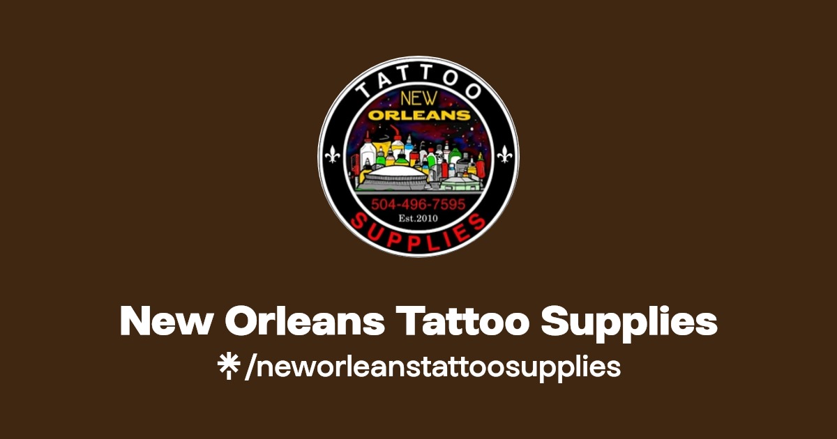 New Orleans Tattoo Supplies Instagram, Facebook Linktree