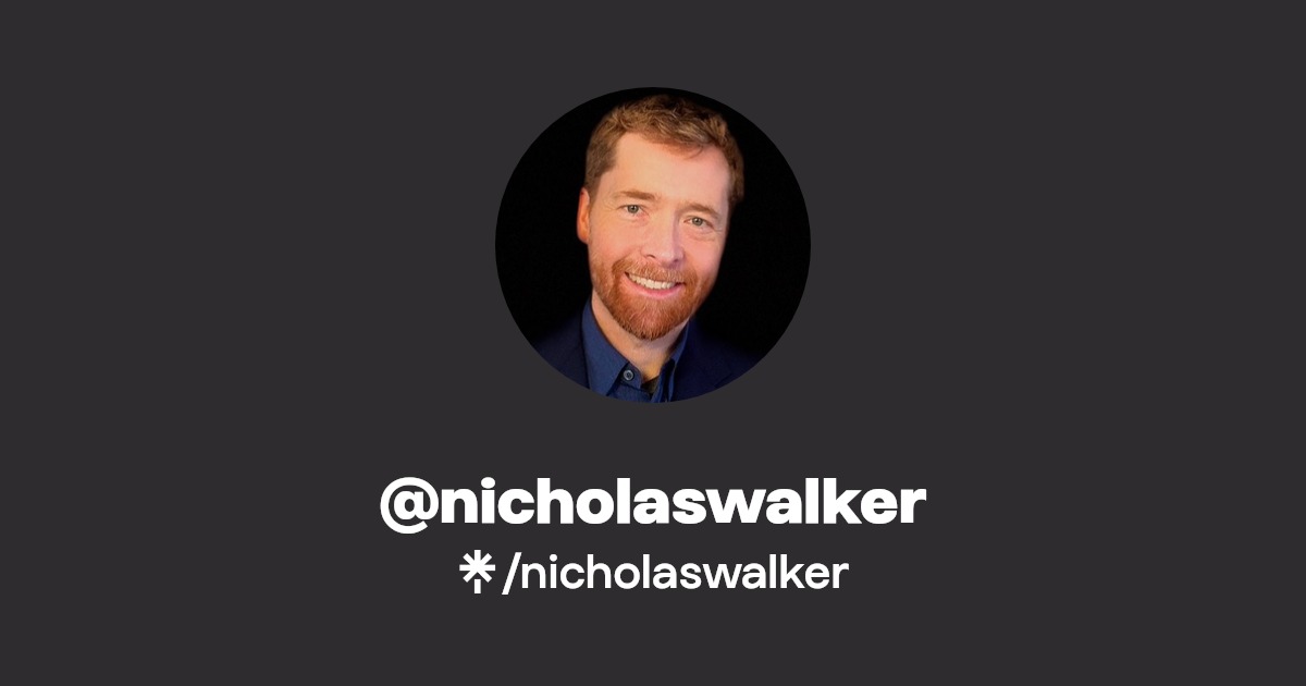 nicholaswalker Instagram, Facebook Linktree