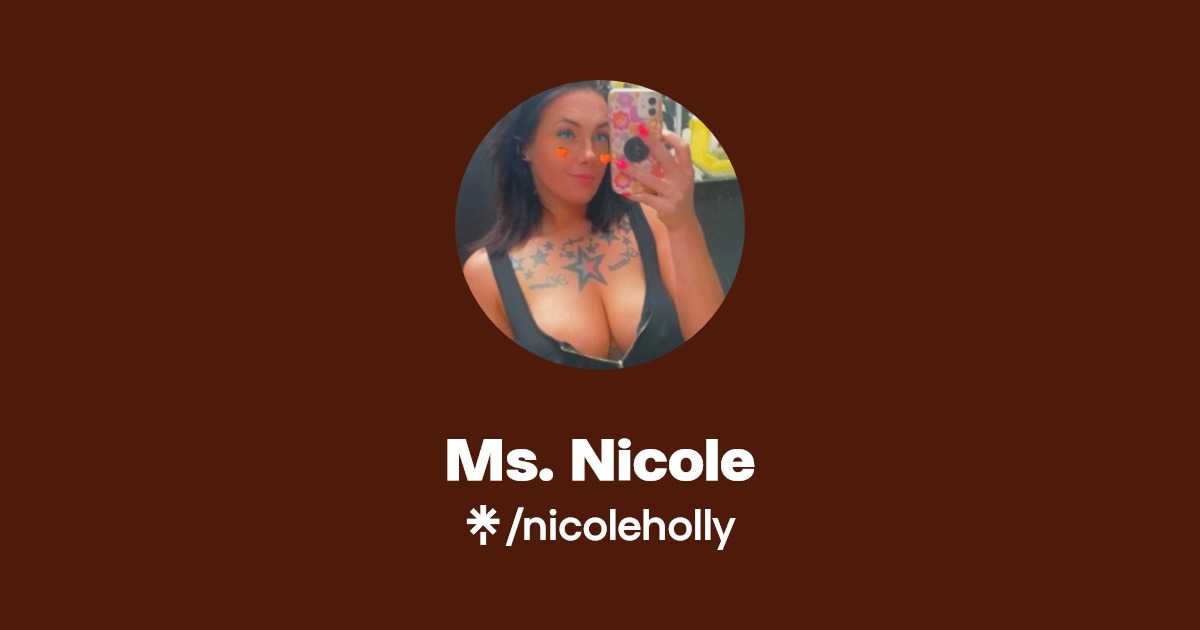Ms. Nicole - Find Ms. Nicole Onlyfans - Linktree