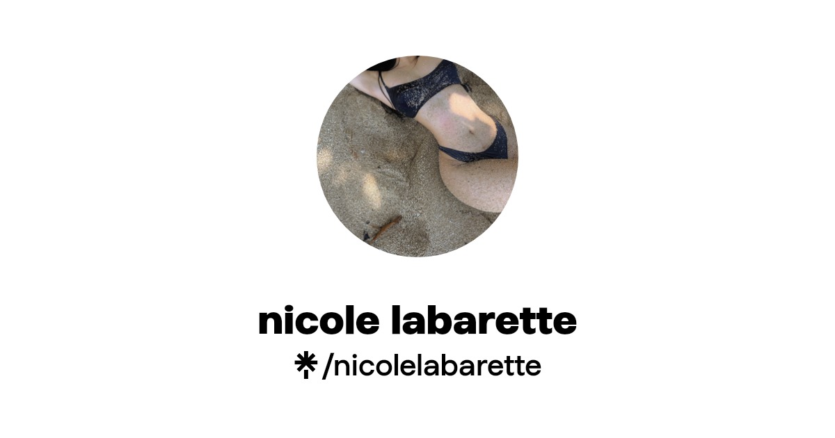 nicole labarette | Instagram, Facebook, TikTok | Linktree