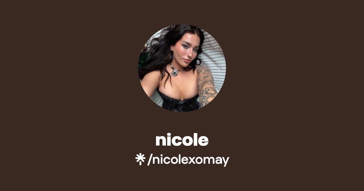 nicole | Instagram, TikTok | Linktree