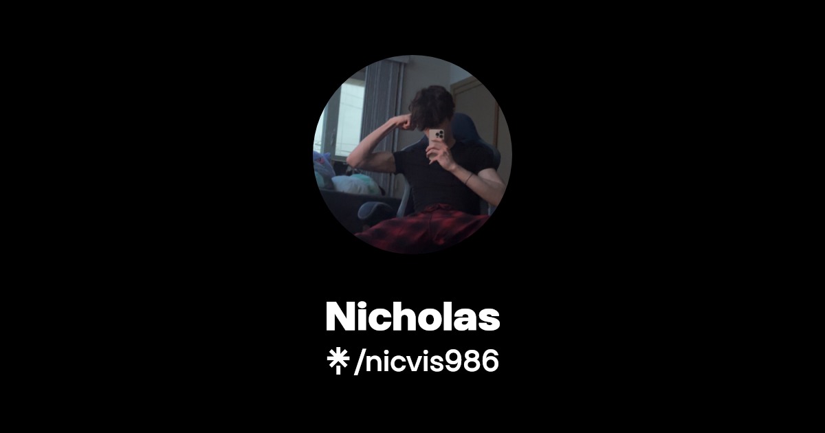 Nicholas - Find Nicholas Onlyfans - Linktree