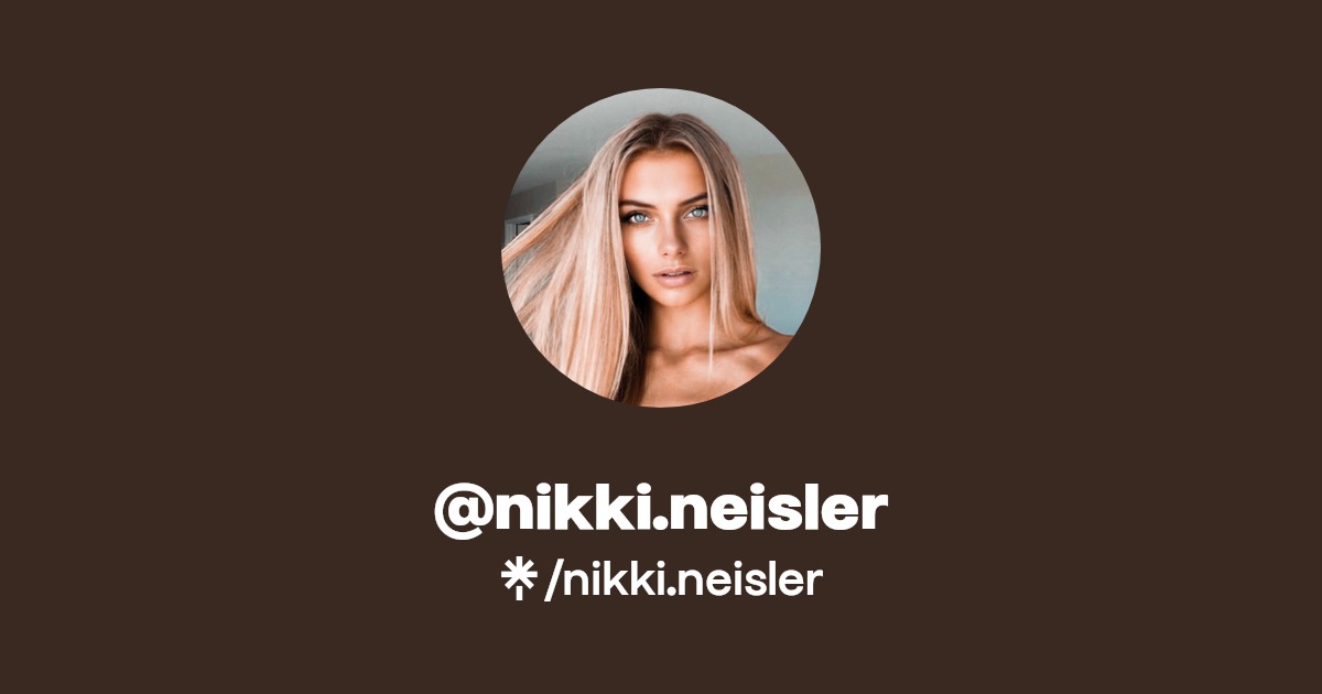 nikki.neisler | Instagram, TikTok | Linktree