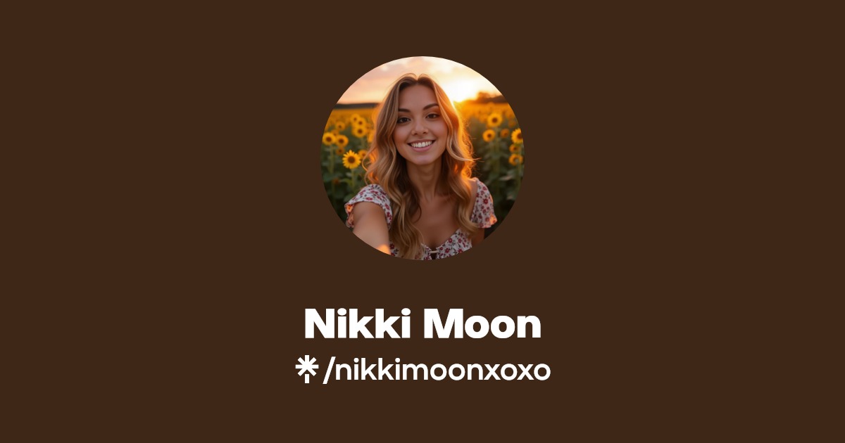Nikki Moon Instagram, TikTok Linktree