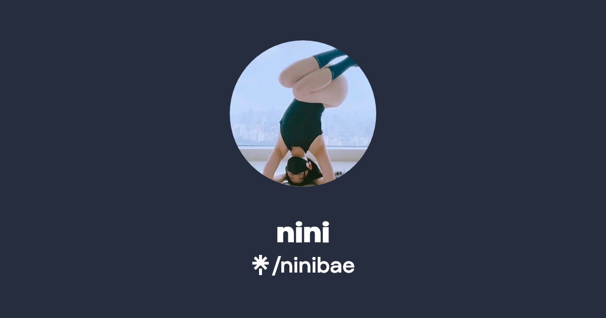 nini | Twitter, Instagram, TikTok, Twitch | Linktree