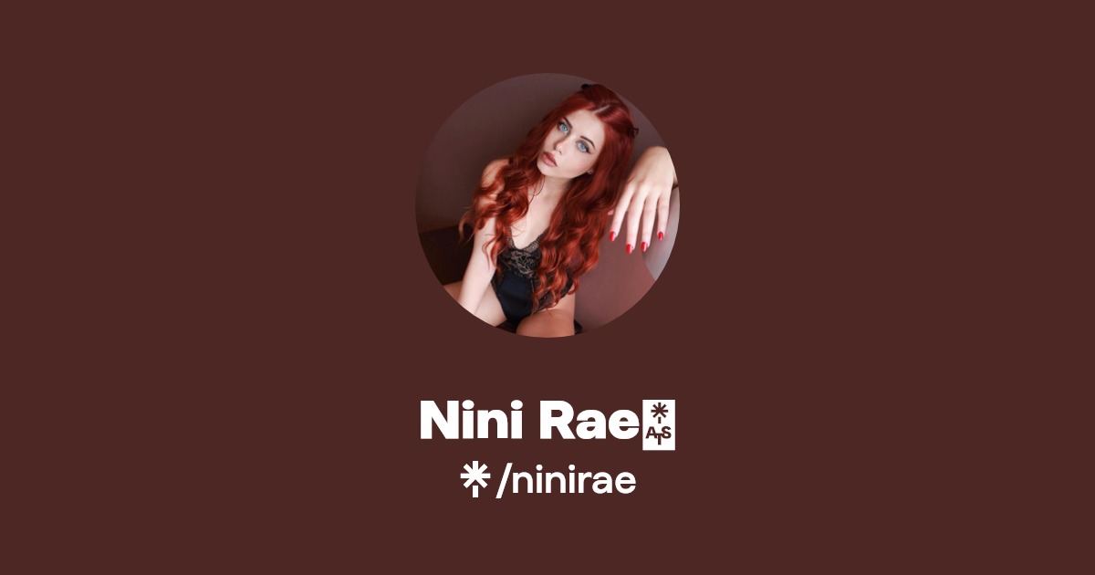 Nini Rae🐞 - Find Nini Rae🐞 Onlyfans - Linktree