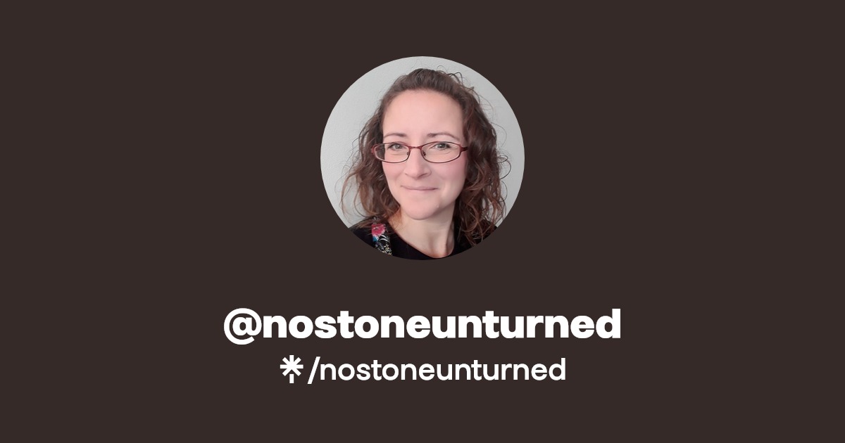 nostoneunturned's link in bio Linktree