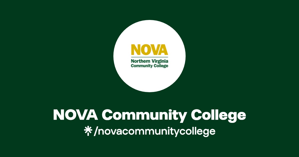 NOVA Community College Twitter, Facebook Linktree