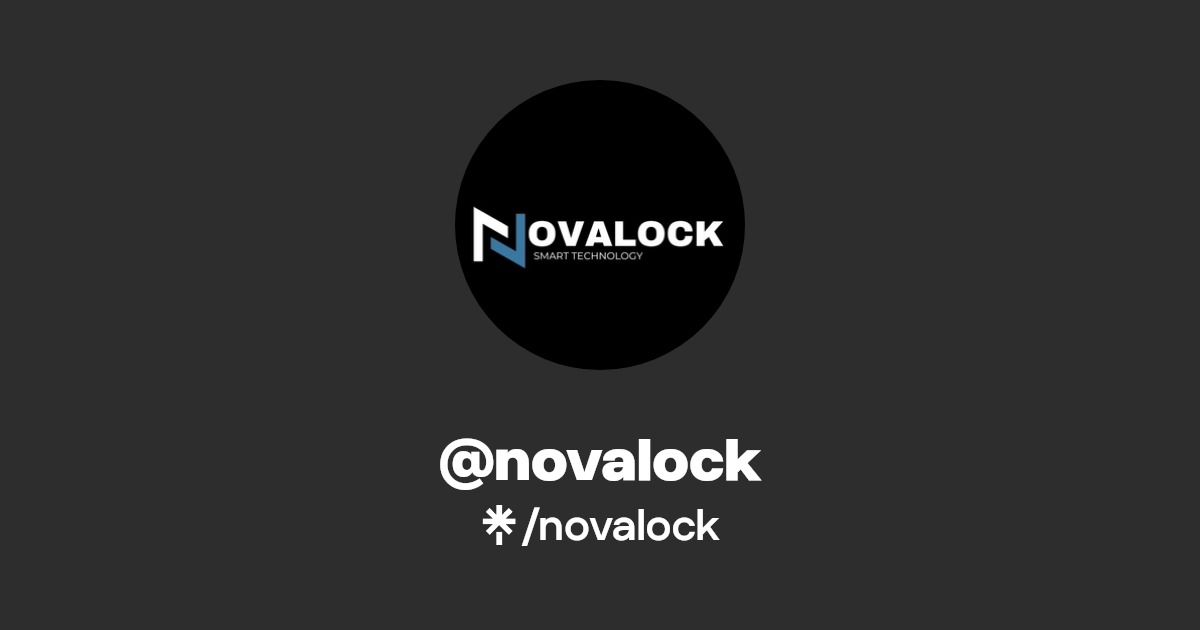novalock | Facebook, TikTok | Linktree