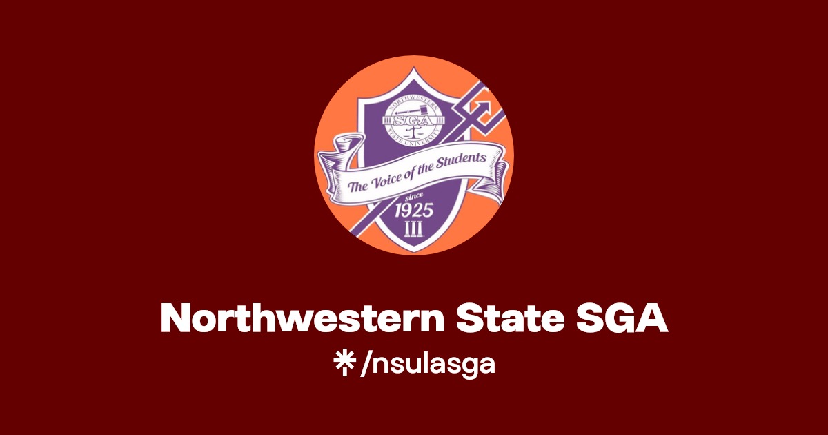 Northwestern State SGA Instagram Linktree