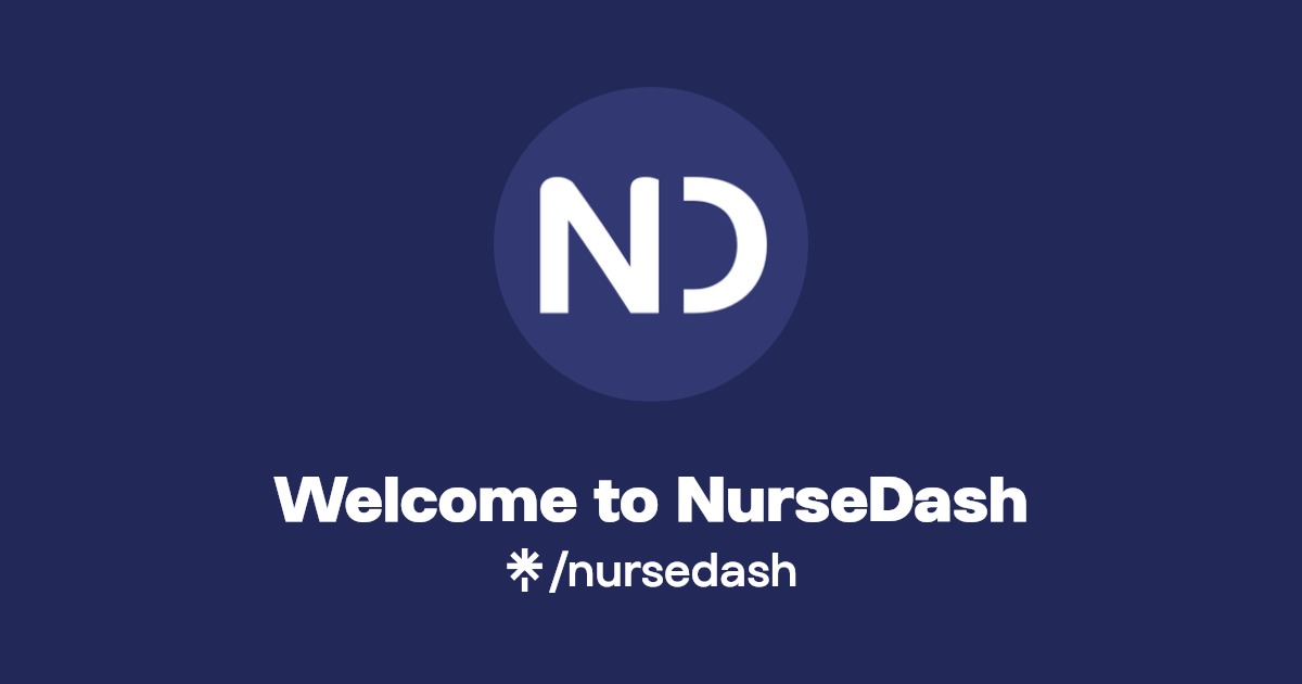 to NurseDash Instagram, Facebook, TikTok Linktree