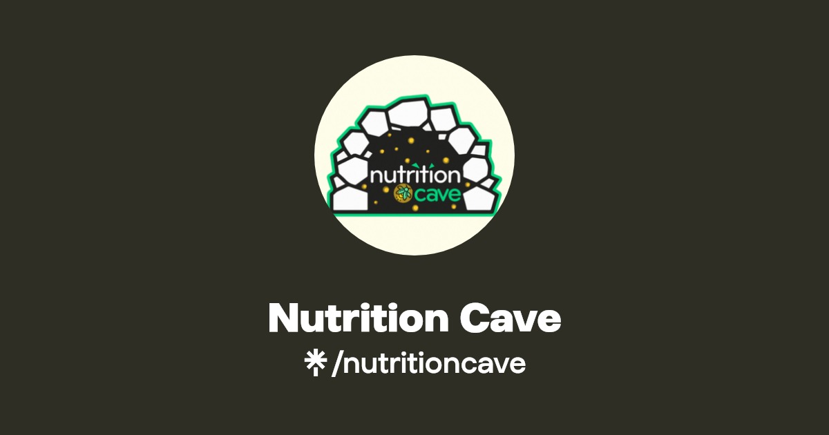 Nutrition Cave Instagram, Facebook Linktree