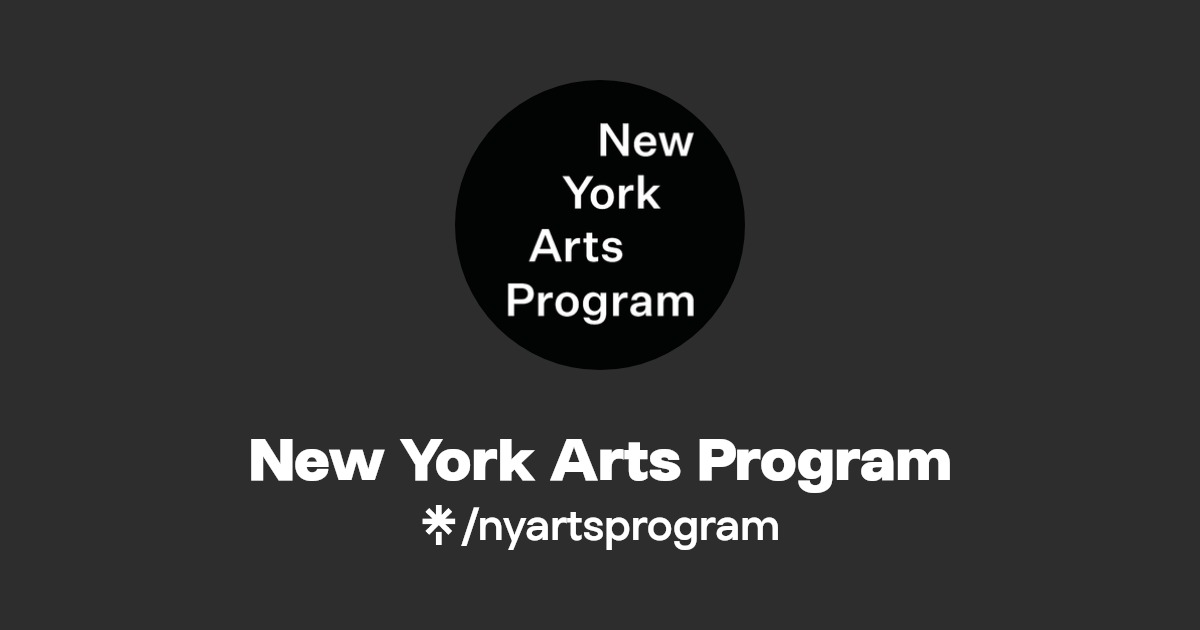 nyartsprogram's link in bio Linktree